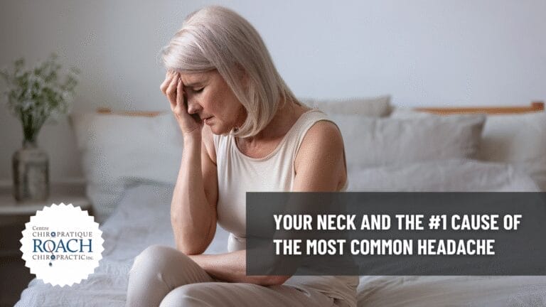 Your Neck and the #1 Cause of the Most Common Headache 1 a woman holding her upper face in pain because of a headache