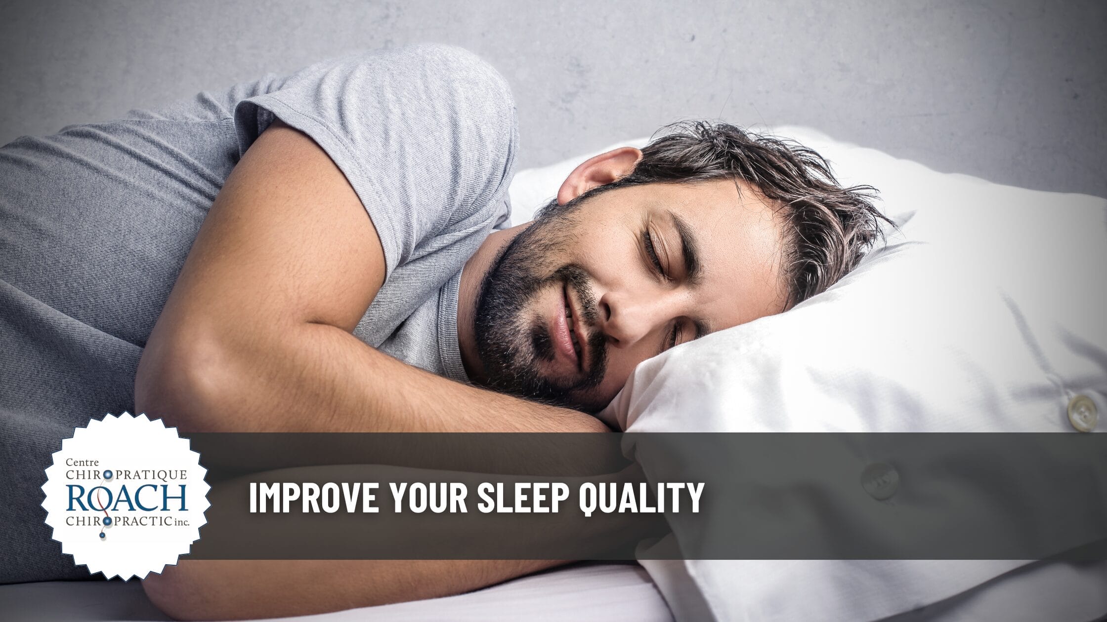 Improve Your Sleep Quality 1 a man enjoying improvement in sleep after chiropractic care