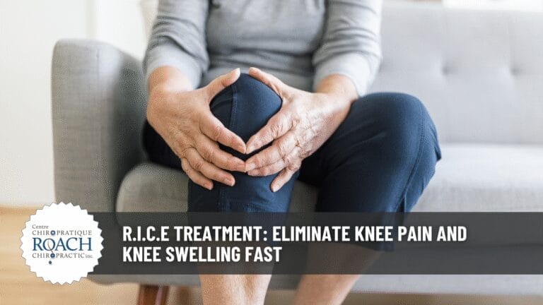 R.I.C.E TREATMENT: ELIMINATE KNEE PAIN AND KNEE SWELLING FAST 10 a person holding their knee, preparing to perform the r.i.c.e treatment for pain relief and inflammation reduction.