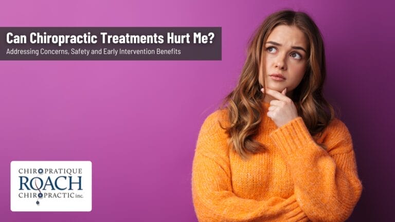 Can Chiropractic Treatments Hurt Me? 4 a woman in an orange sweater pondering