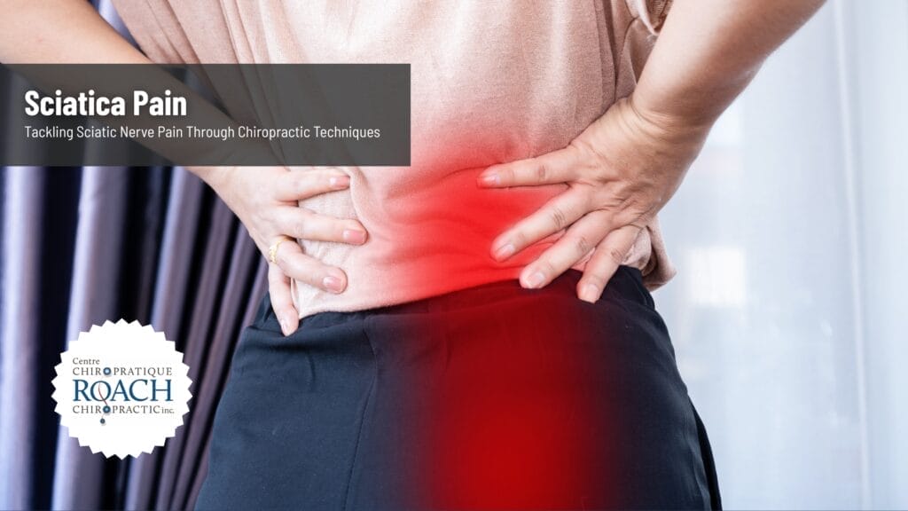 Tackling Sciatic Nerve Pain Through Chiropractic Techniques 1 a person holding their lower back, buttock area and leg experiencing sciatica pain