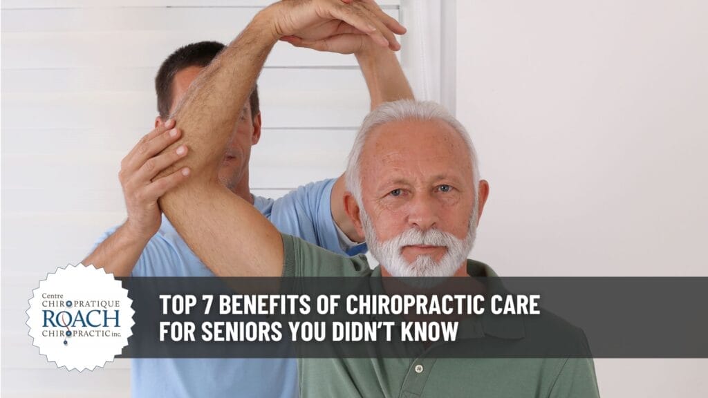 Top 7 Benefits of Chiropractic Care for Seniors You Didn’t Know 2 a chiropractor performing arm stretches with a senior patient